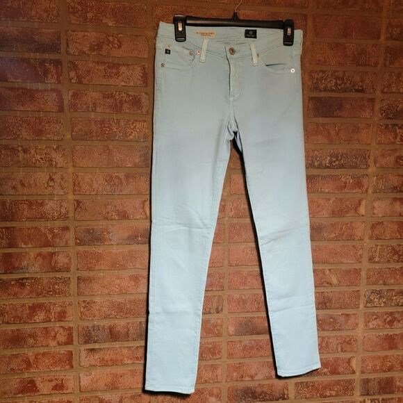 AG ADRIANO GOLDSHMIED SUPER SKINNY LEGGING ANKLE JEANS size 26 R - Picture 1 of 4
